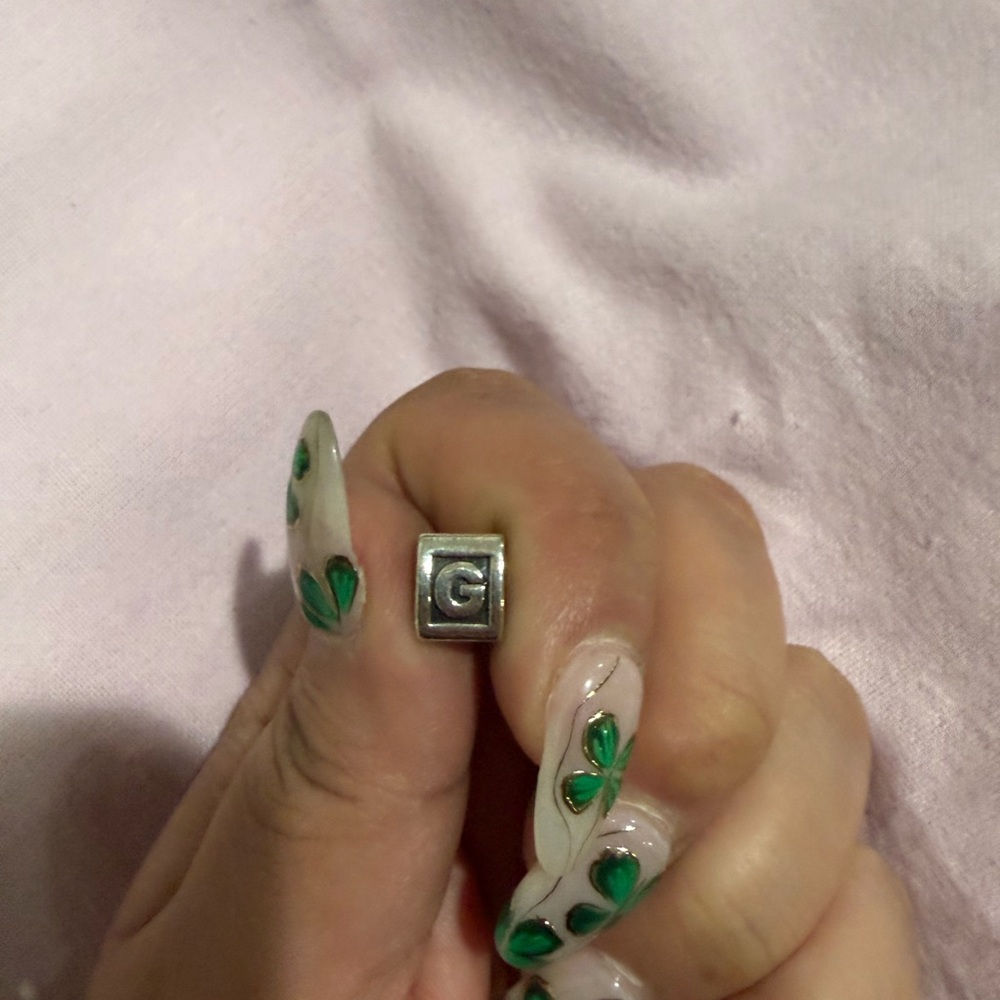 Pandora block letter “G” charm